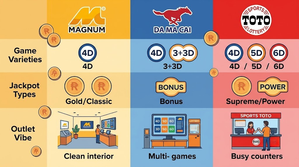 Magnum vs Da Ma Cai vs Sports Toto